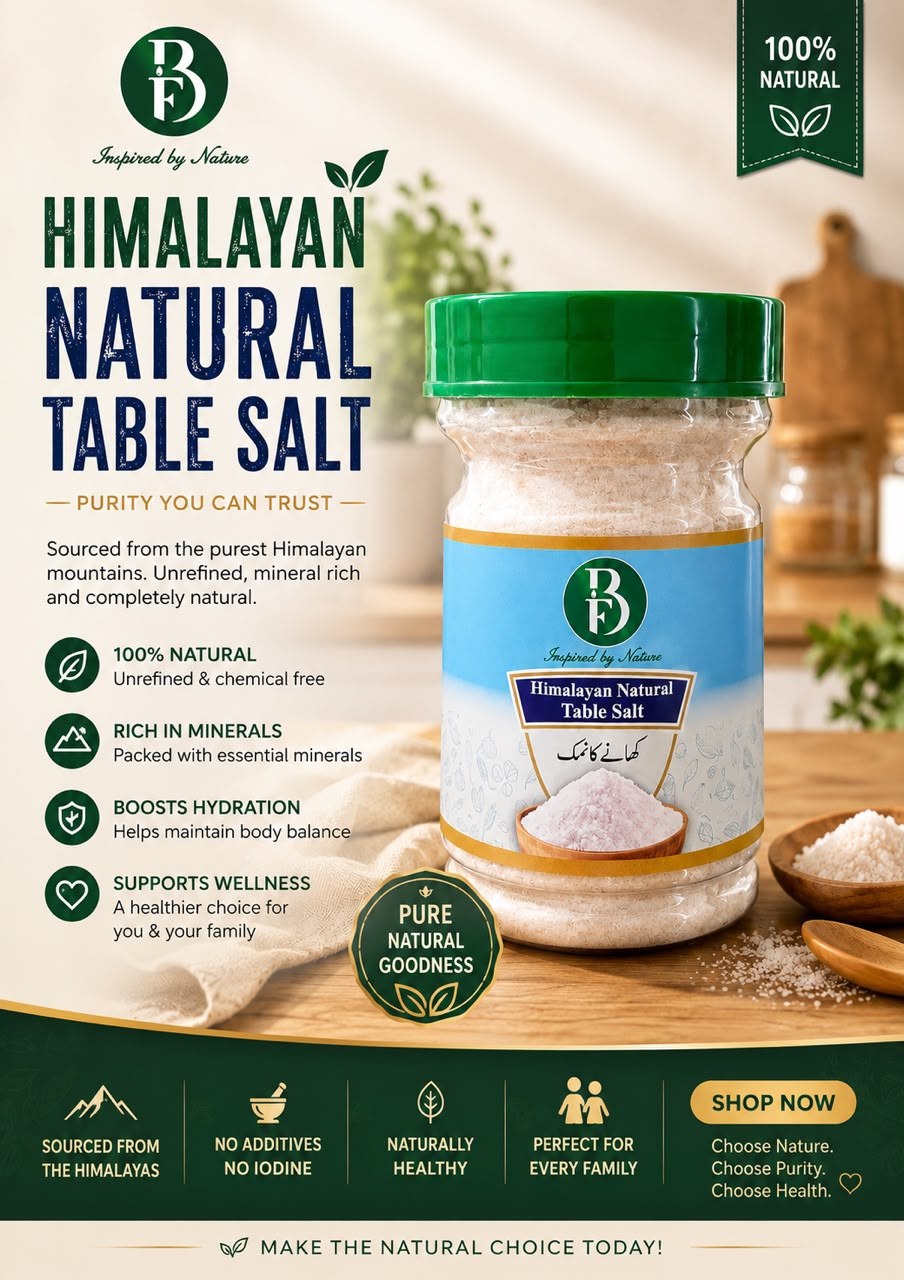 Himalayan Natural Table Salt by Bewal Foods International Pvt. Ltd.