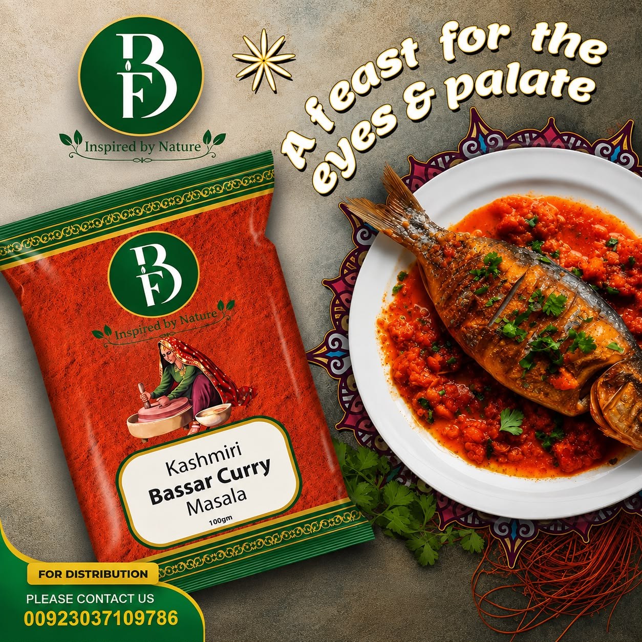 Kashmiri Bassar Curry Masala by Bewal Foods International Pvt. Ltd.