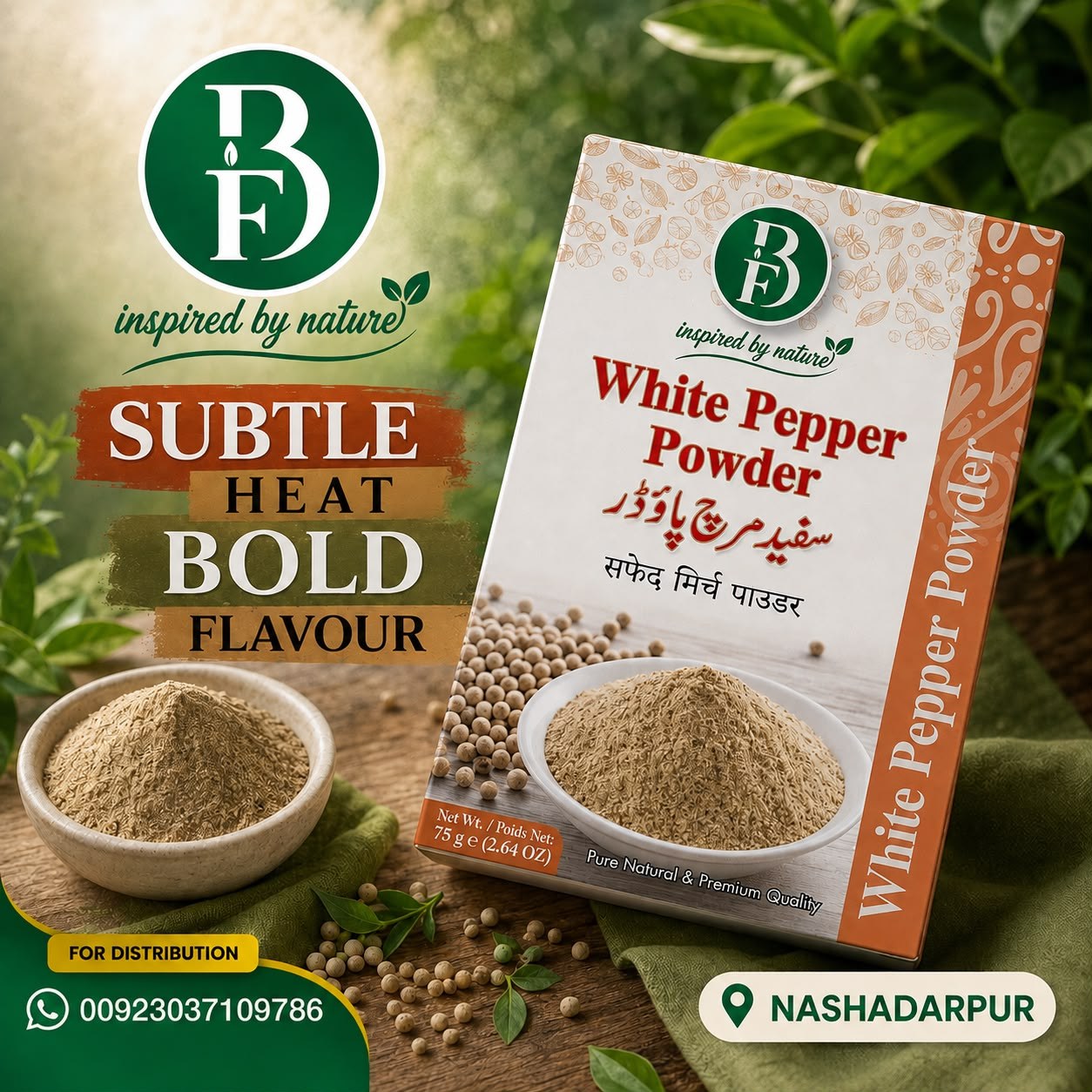 White Pepper Powder by Bewal Foods International Pvt. Ltd.